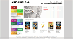 Desktop Screenshot of lariolibri.it